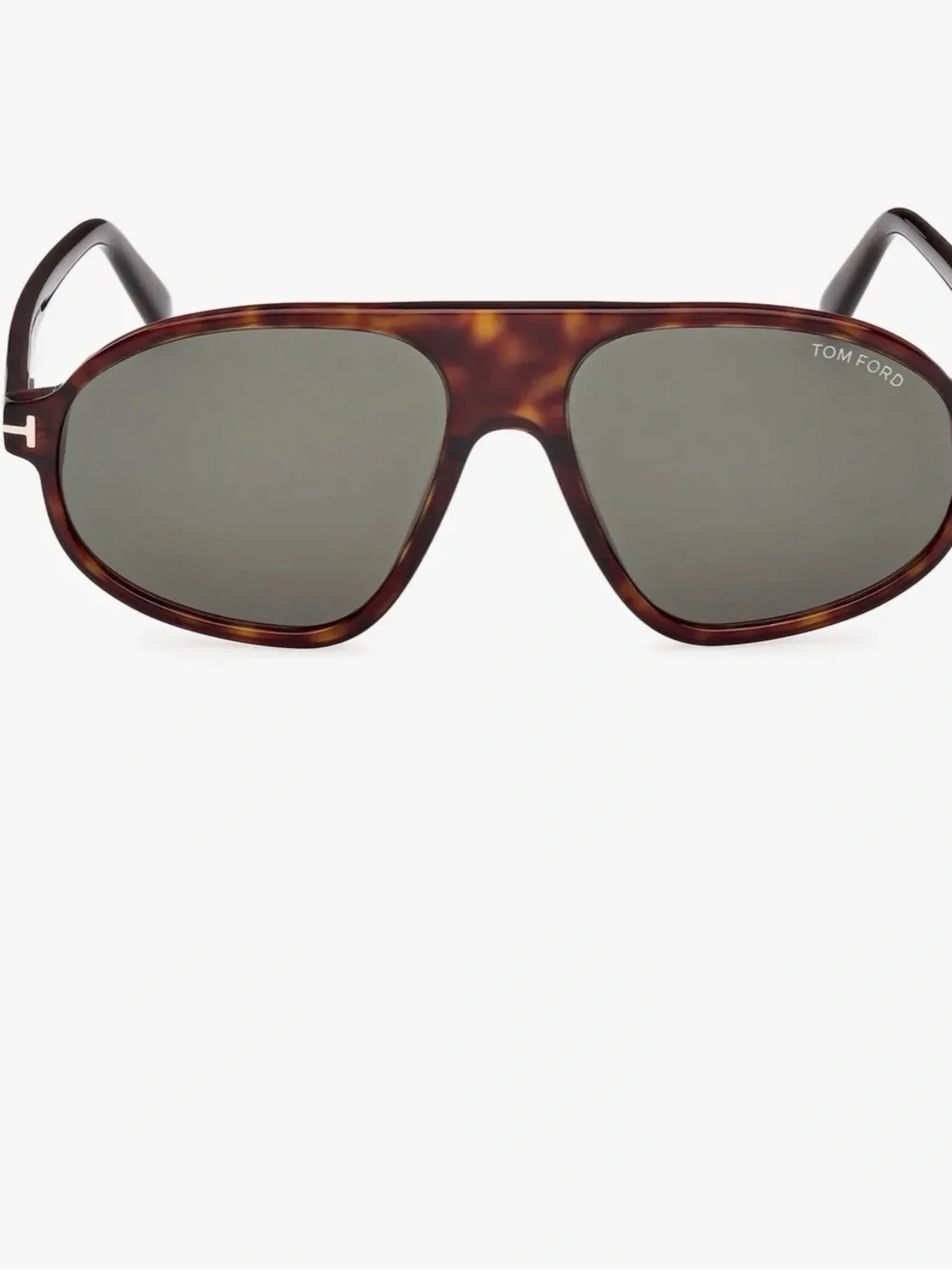 Tom Ford Tortoiseshell Aviator Sunglasses - Tortoise Frame with Dark Lenses